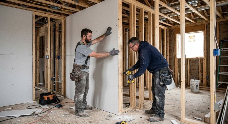 Bedroom Drywall Installation in Alpharetta, GA