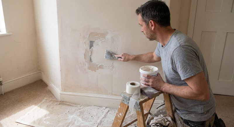 Bedroom Wall Repair in Conroe, TX