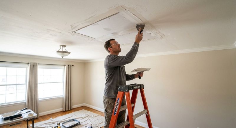 Ceiling Drywall Repair in Kansas City, KS