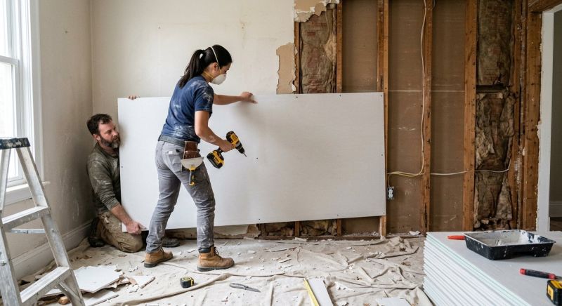 House Drywall Installation in Conroe, TX