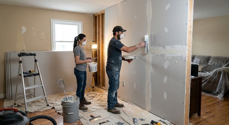 House Drywall Installation in Denver County, CO