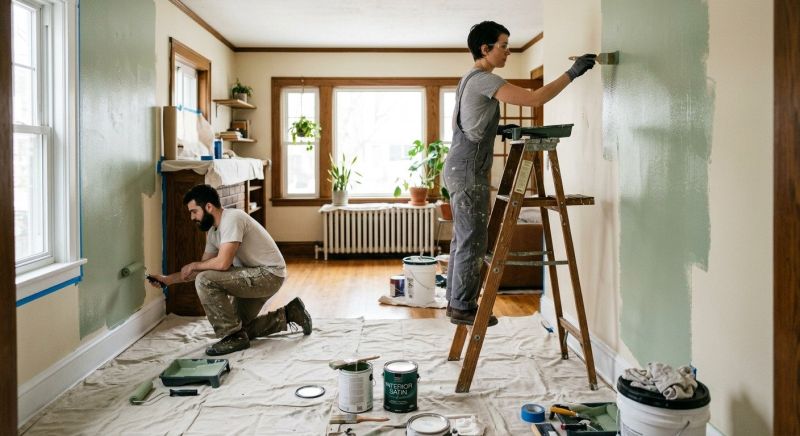 House Interior Painting in Kansas City, KS