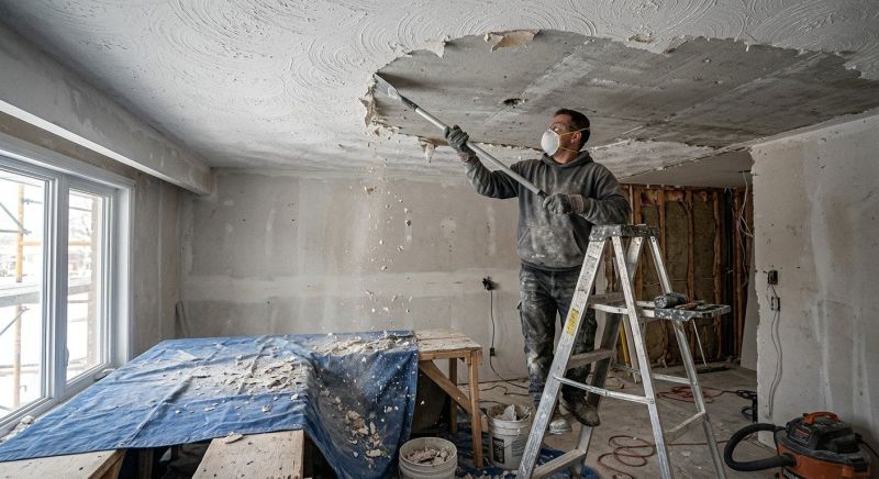 Textured Ceiling Removal in Waco, TX
